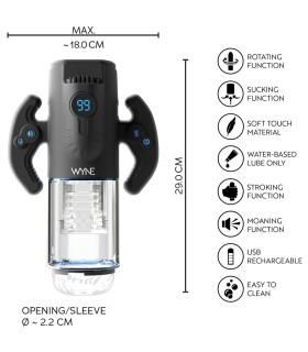 Masturbateur Homme 4 Fonctions Wyne