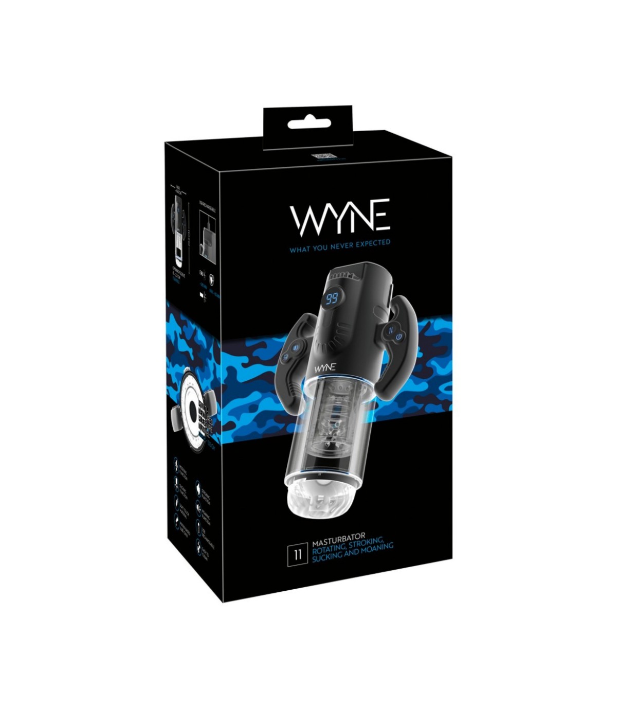 Masturbateur Homme 4 Fonctions Wyne