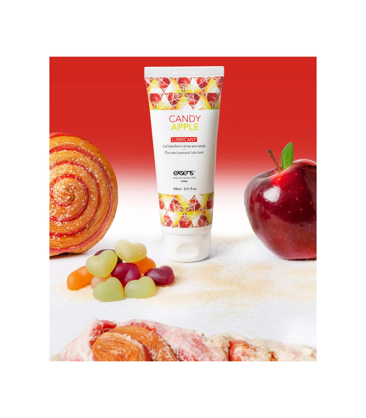 Lubrifiant Anal Eau Exsens Pomme d'Amour