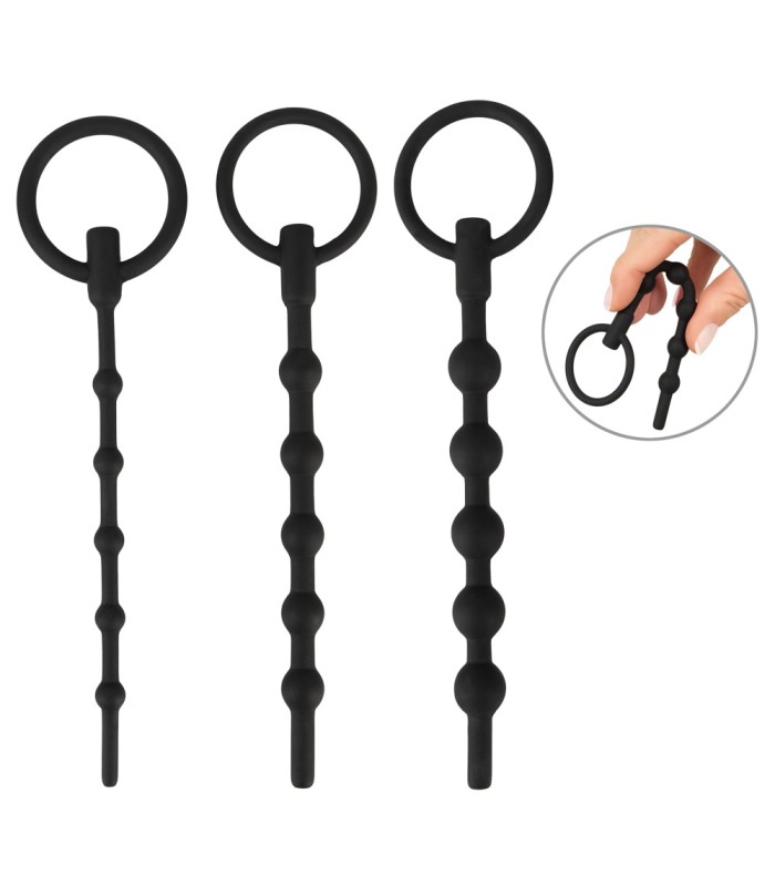 Set 3 Tiges Urétrales Silicone