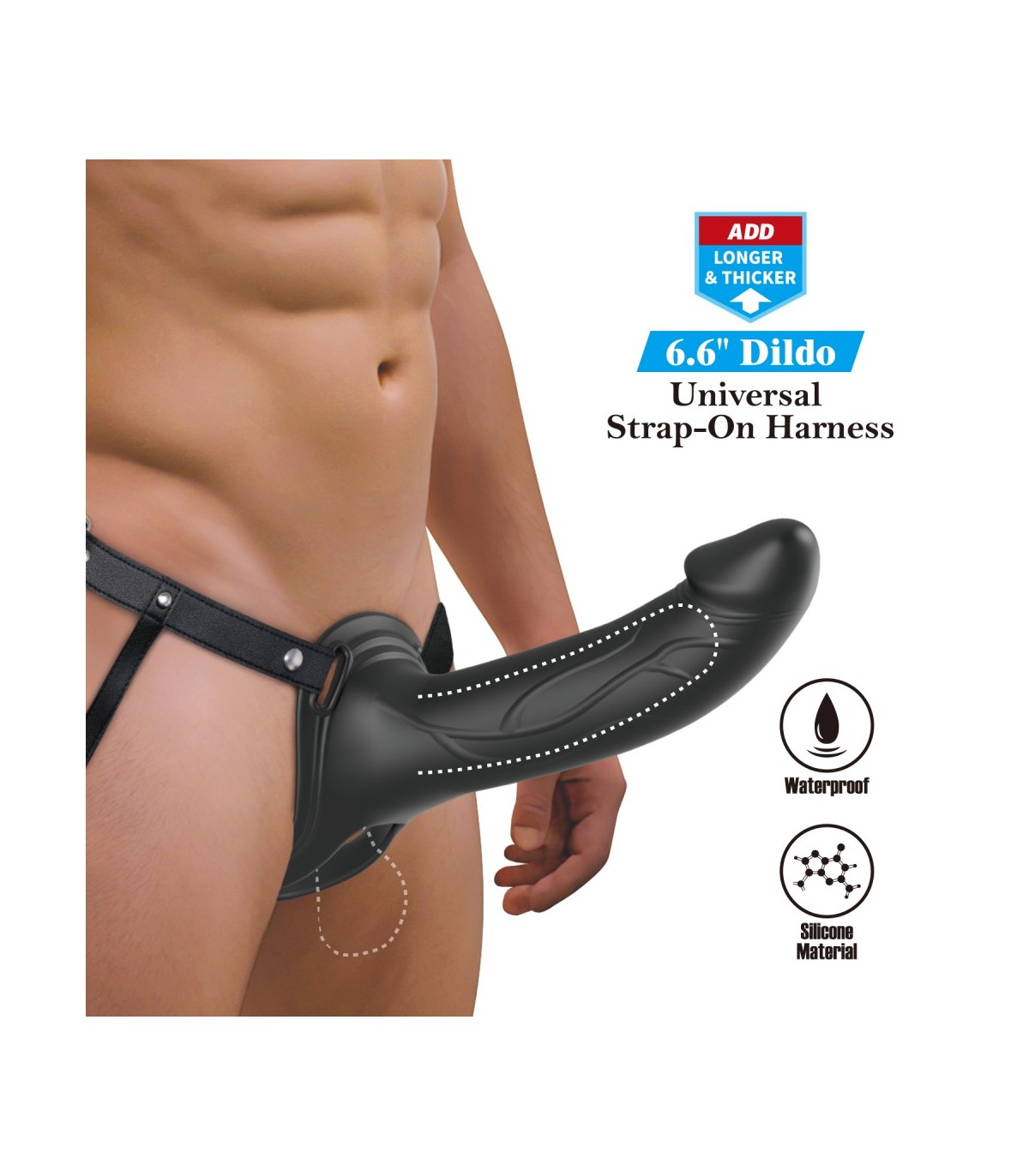 Gode Ceinture Creux pour Homme Landon