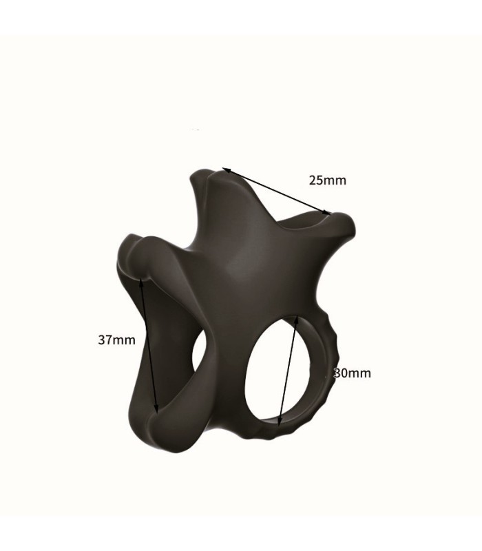 Triple Cockring Silicone