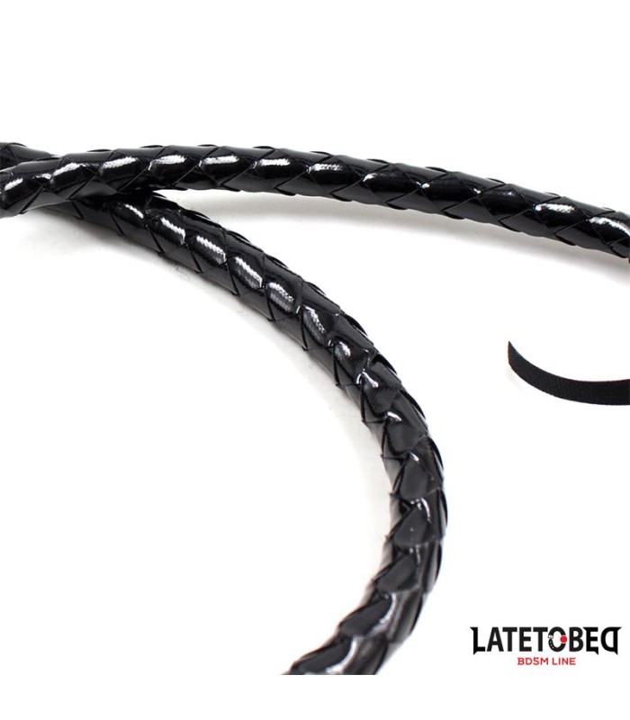 Long Fouet Noir BDSM Latetobed