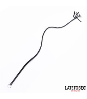 Long Fouet Noir BDSM Latetobed