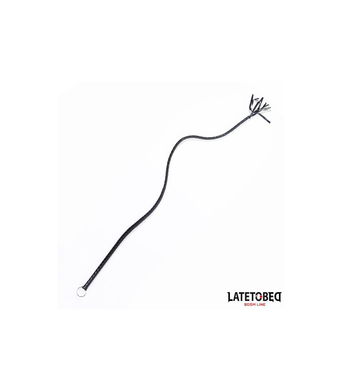 Long Fouet Noir BDSM Latetobed