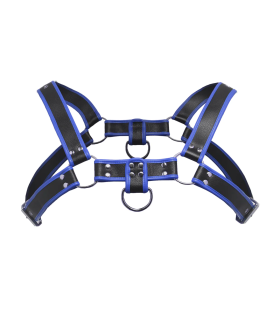Harnais Masculin Bulldog Bleu Master Series