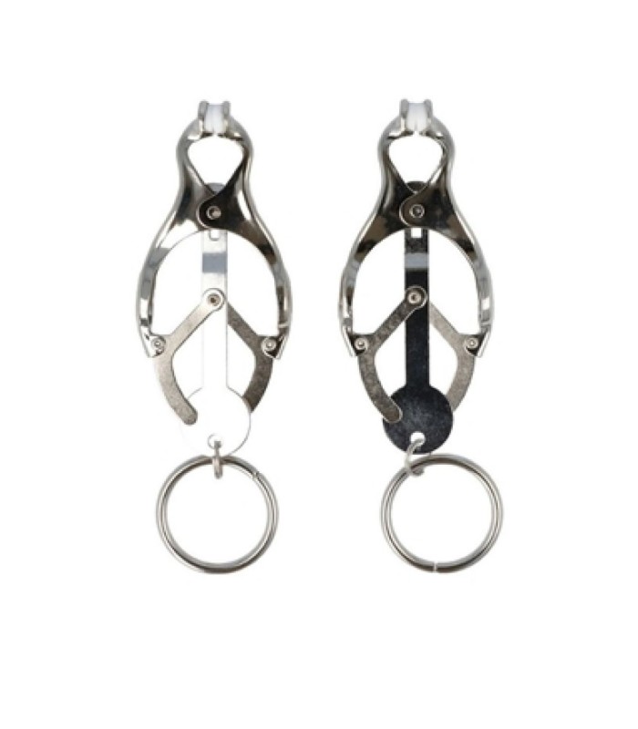 Pince Tétons Japonaises avec Anneau de Suspension Mister B clover