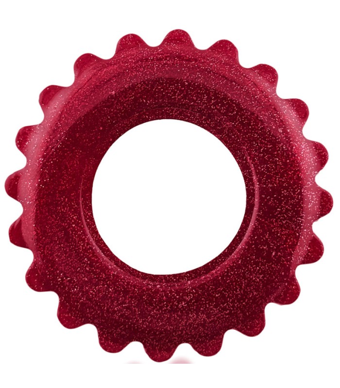 Cockring Oxballs Plushy Cherry Brillant