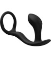 Cockring Plug Prostatique Bootie Ring Noir