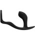 Cockring Plug Prostatique Bootie Ring Noir