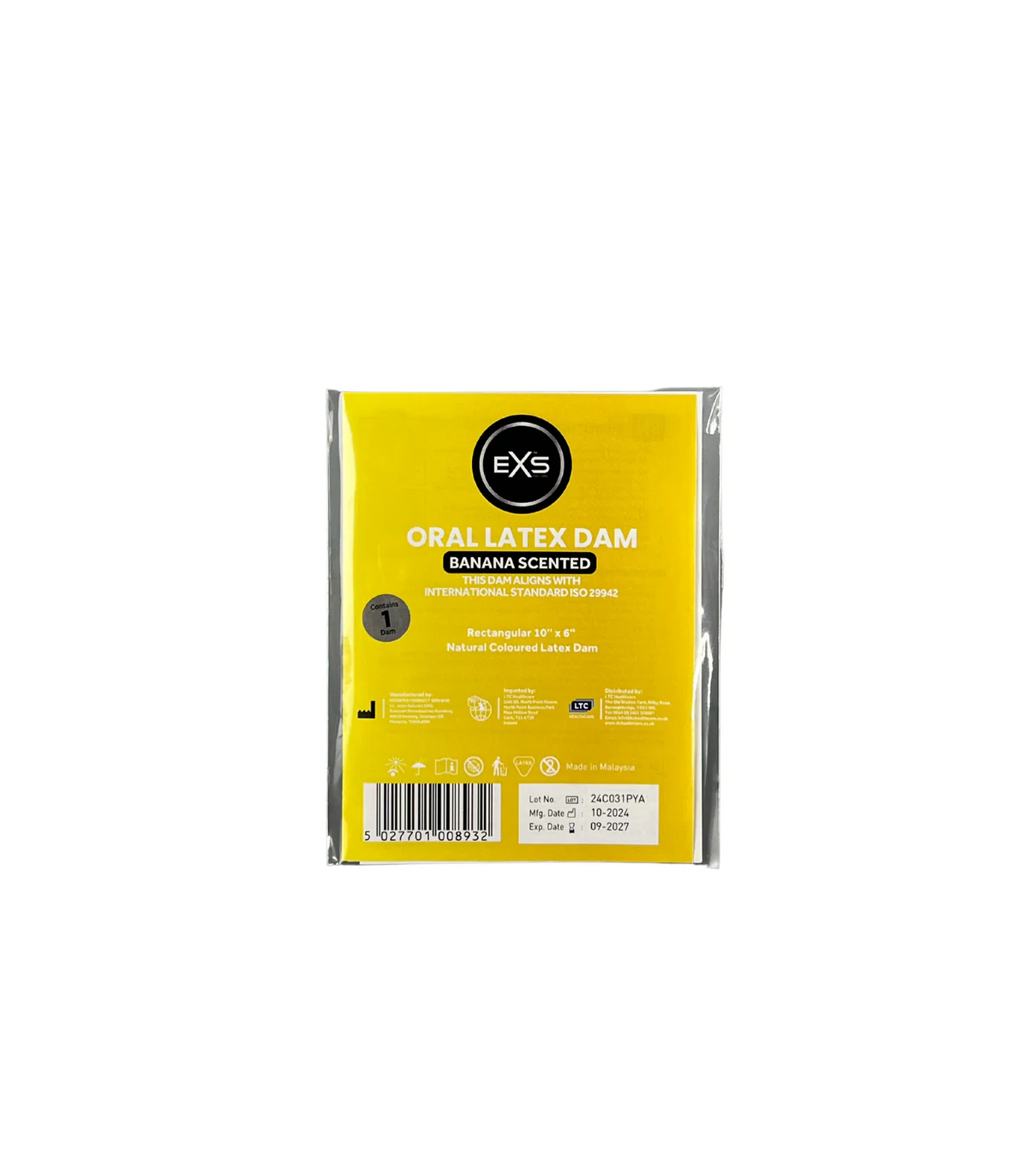 Digue Buccal Sexe Oral Banane