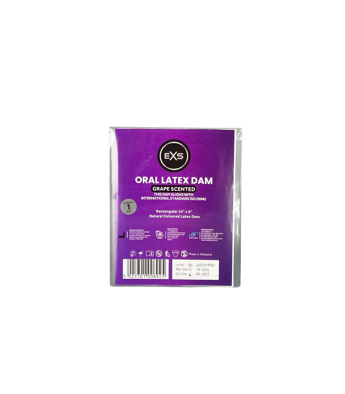 Digue Buccal Exs Sexe Oral Raisin