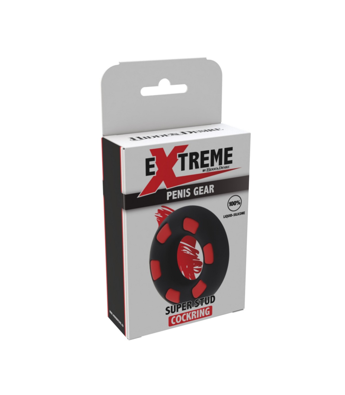 Cockring en Silicone Étirable Super Stud