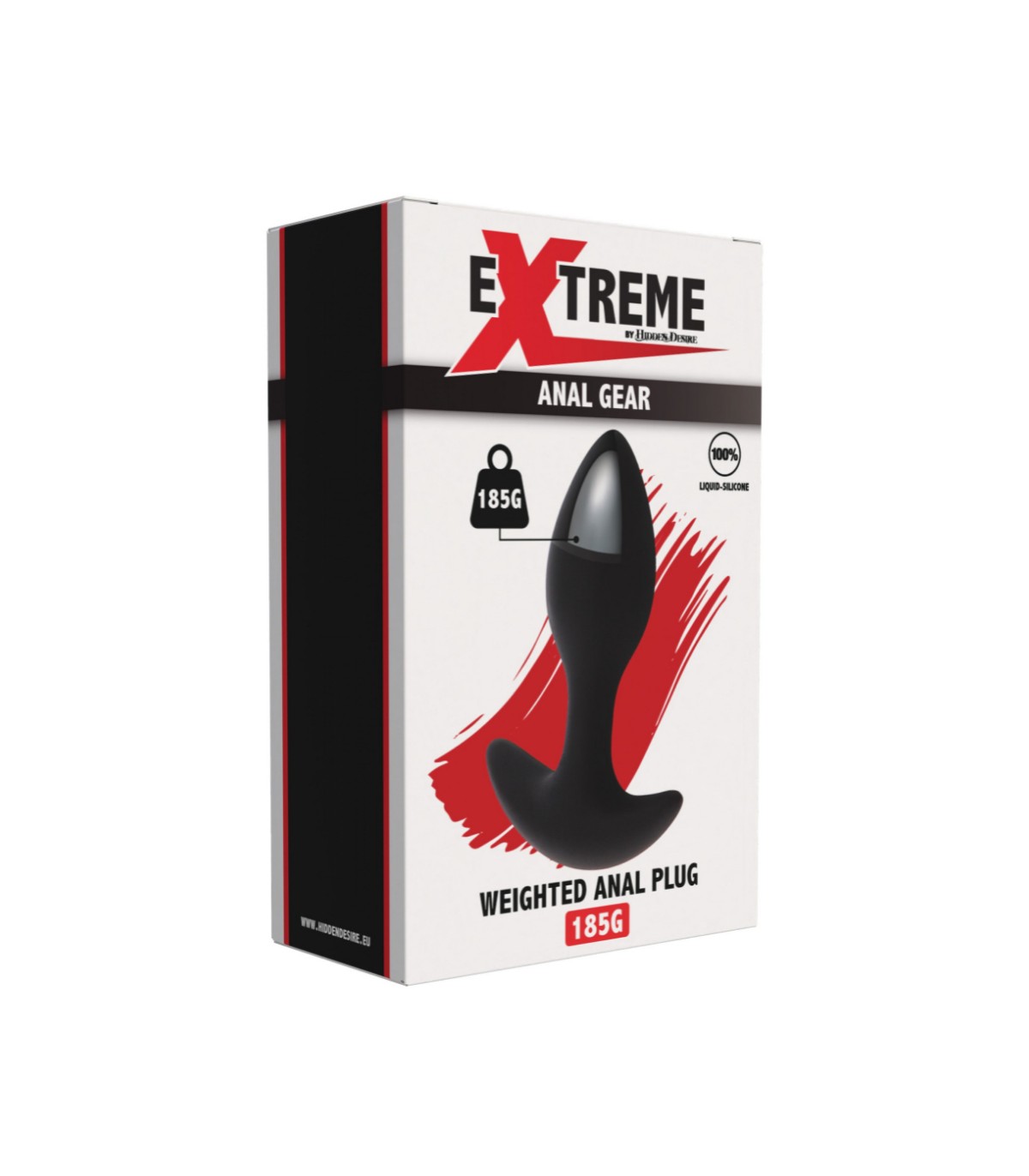 Plug Anal Silicone avec Poids 185 Grammes