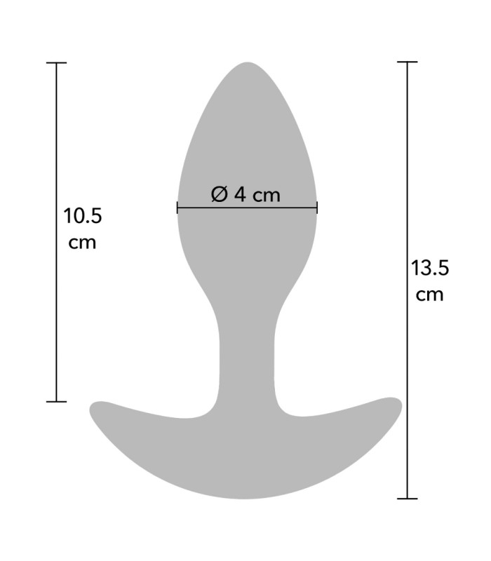 Plug Anal Silicone Lesté 360 g