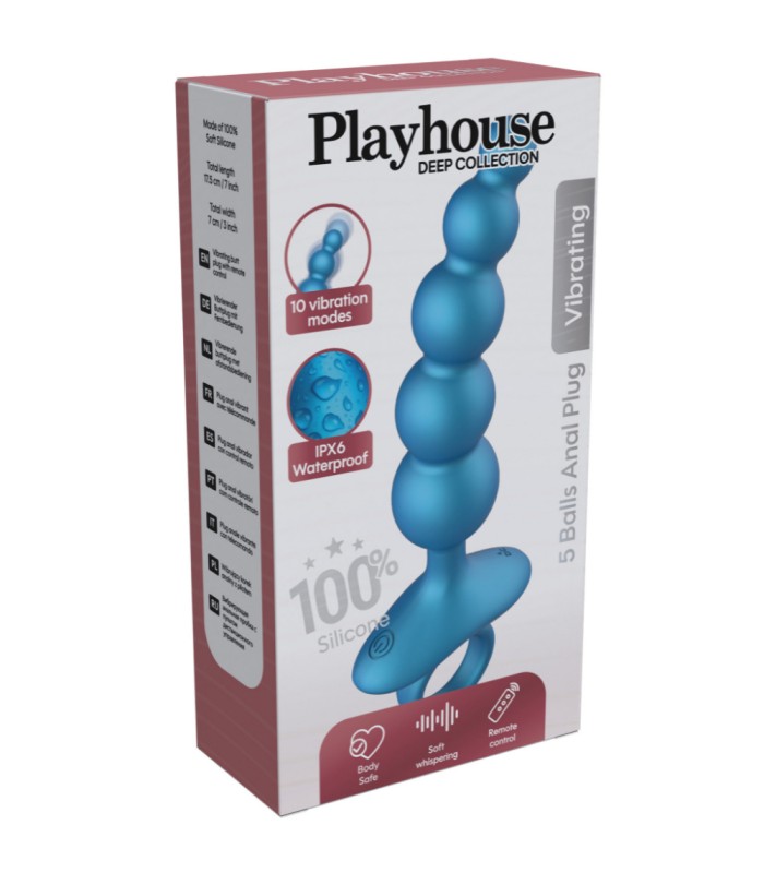 Plug Anal Vibrant Débutant gay pas cher