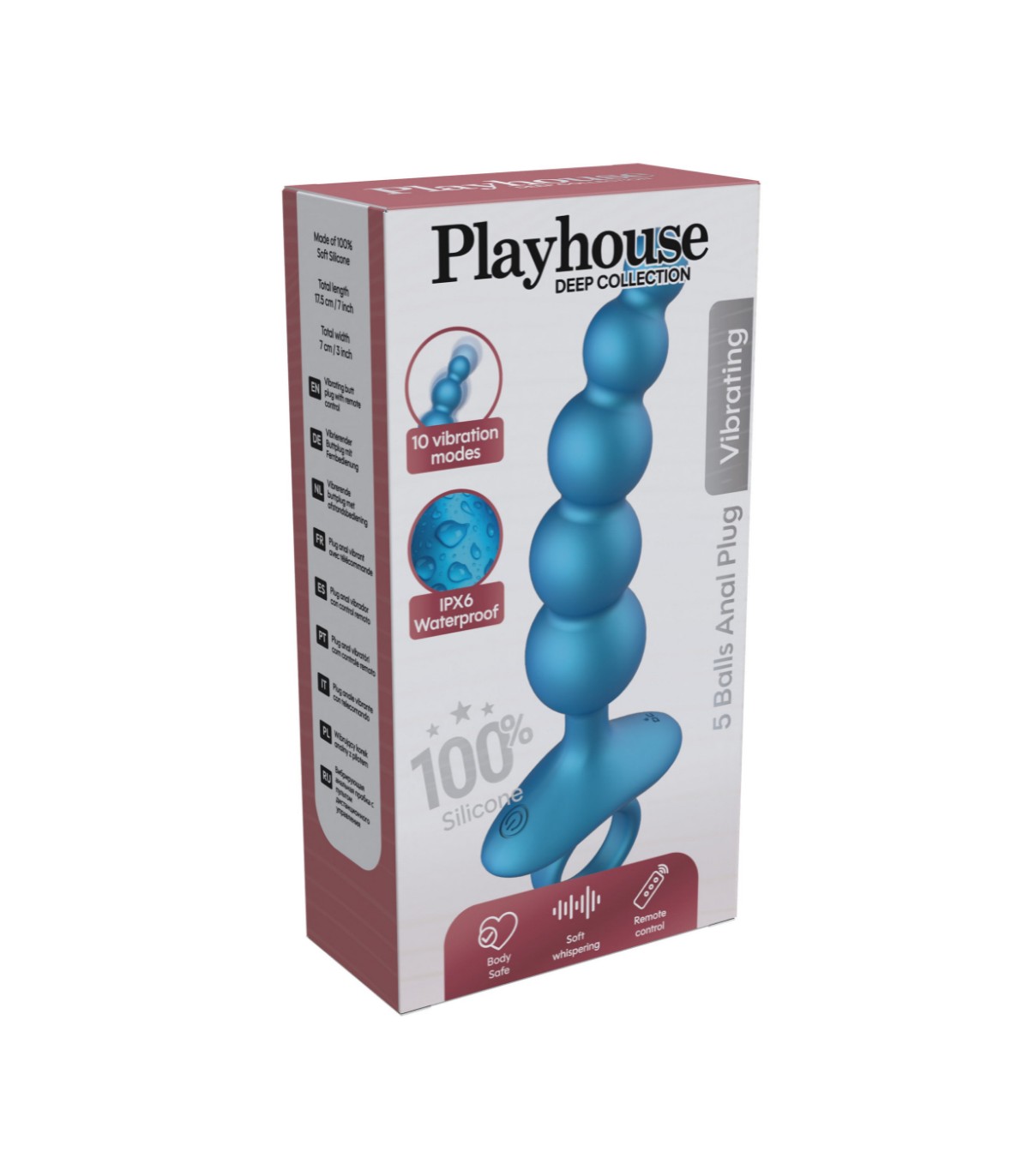 Plug Anal Vibrant Débutant gay pas cher