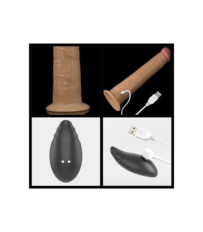 Dildo Vibrant Droit Nature Cock 24x4,5cm