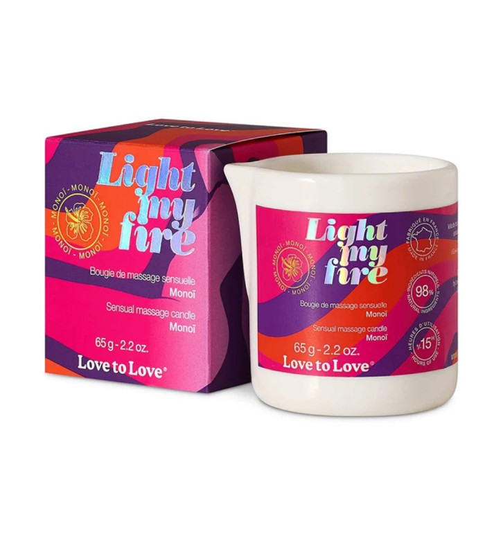 Bougie de Massage Light My Fire Monoi massage gay