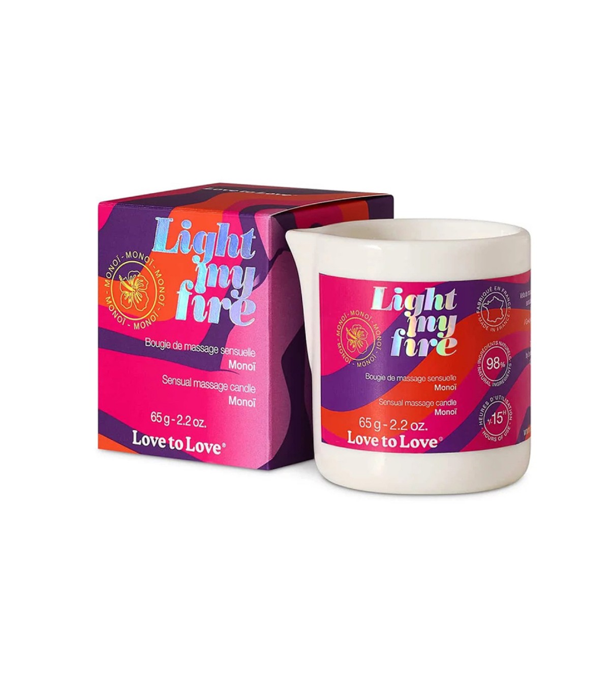 Bougie de Massage Light My Fire Monoi massage gay