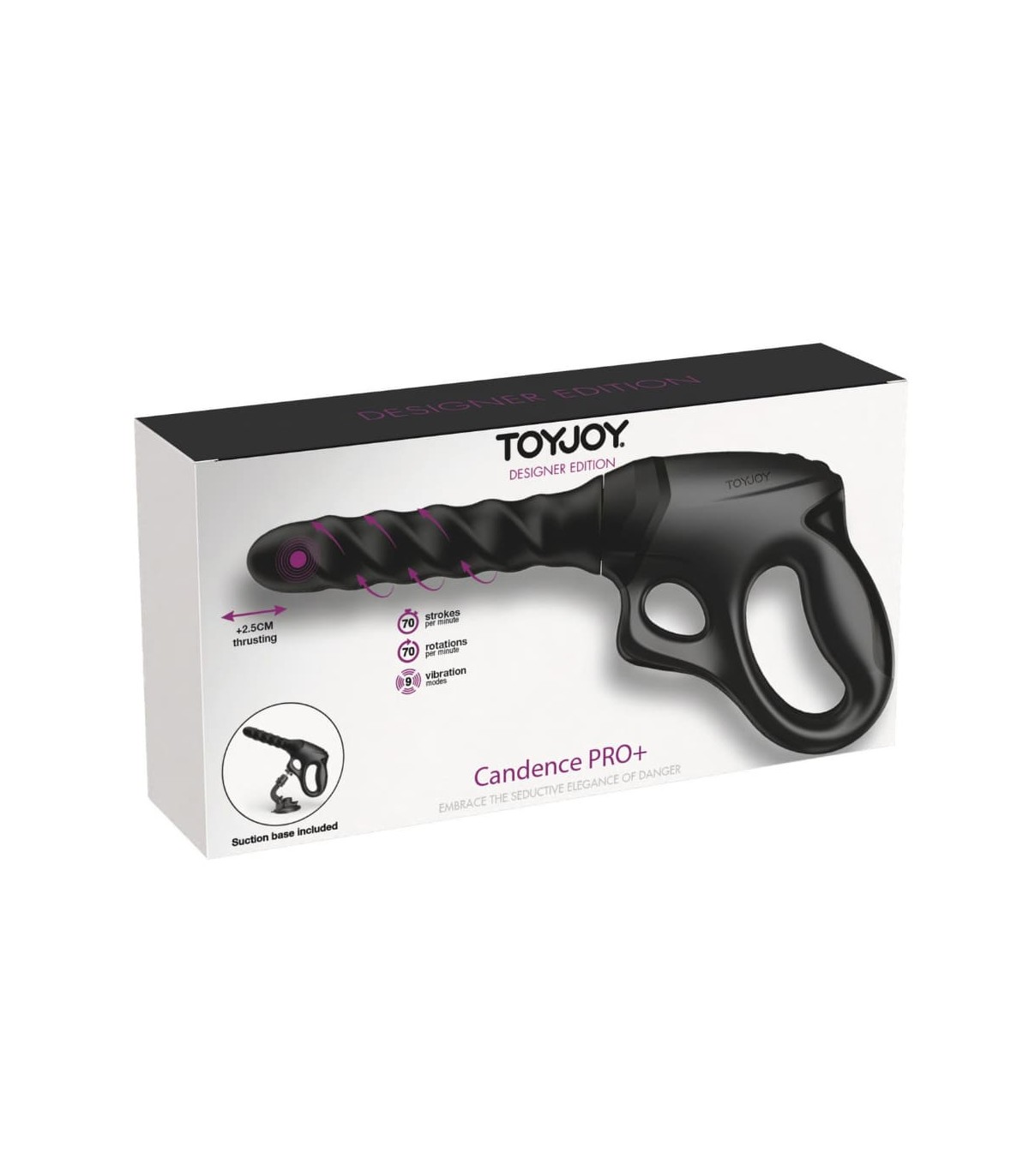 Pistolet Anal Vibrant et Rotatif Cadence PRO
