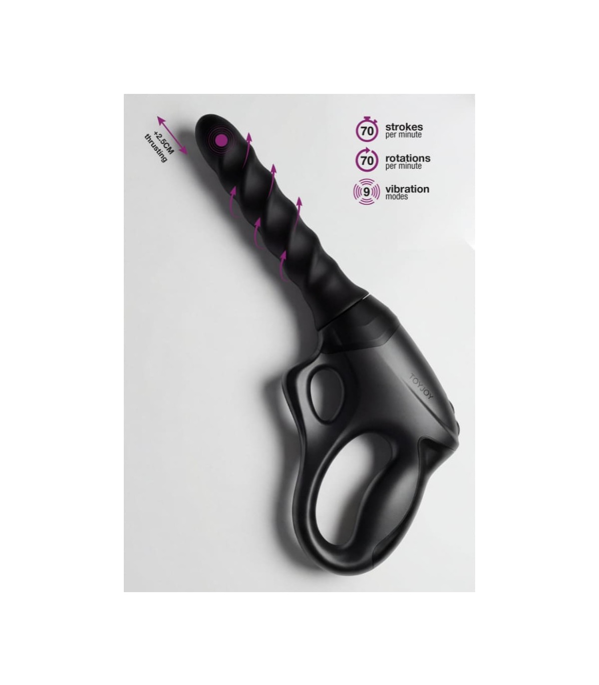 Pistolet Anal Vibrant et Rotatif Cadence PRO