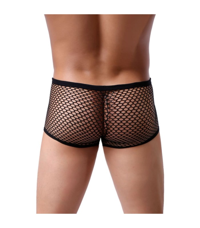 Boxer Homme gay Extensible Résille
