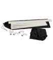 Lit Vaccum en Latex Noir 2x1m