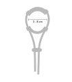 Cockring Silicone Homme Confort Ajustable dimensions