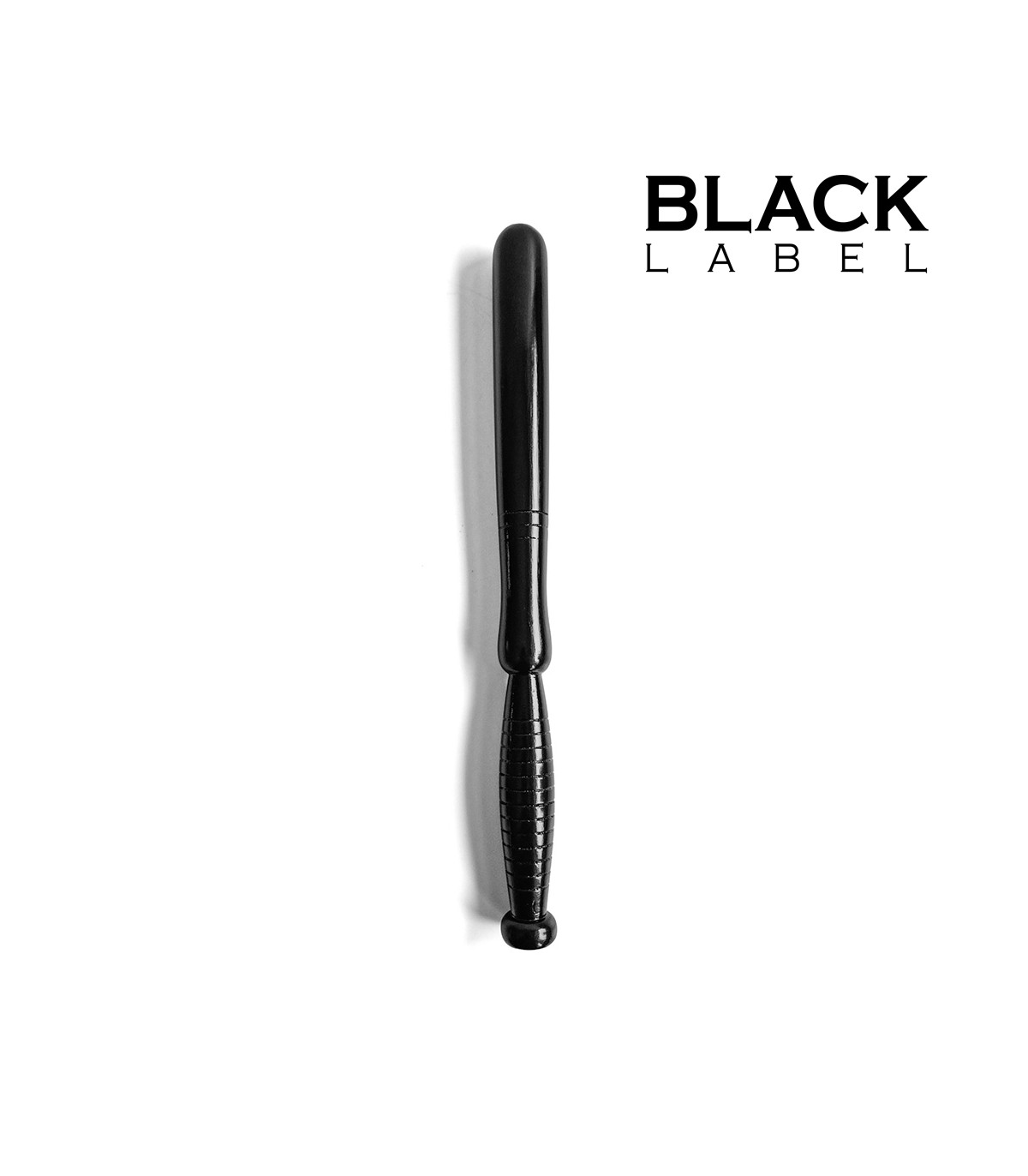 Matraque BDSM en Bois Rigide Noir 40cm