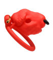 Cage de Chasteté taureau rouge