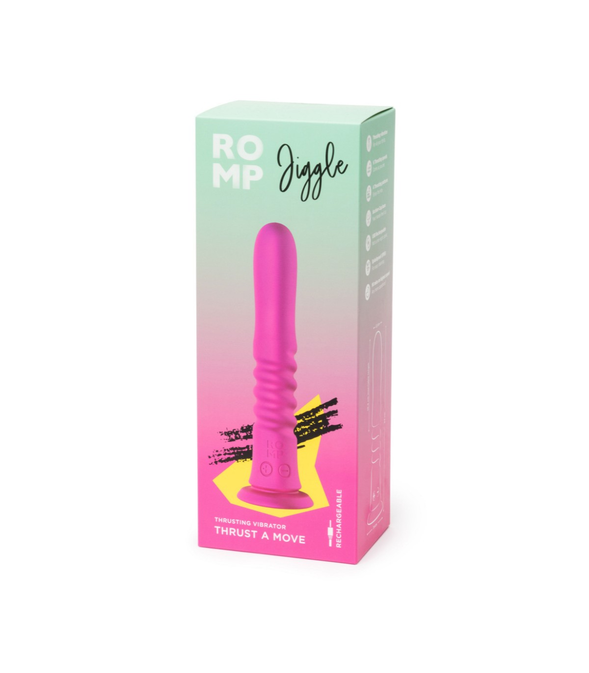 Vibromasseur Rose à Va et Vients Jiggle romp