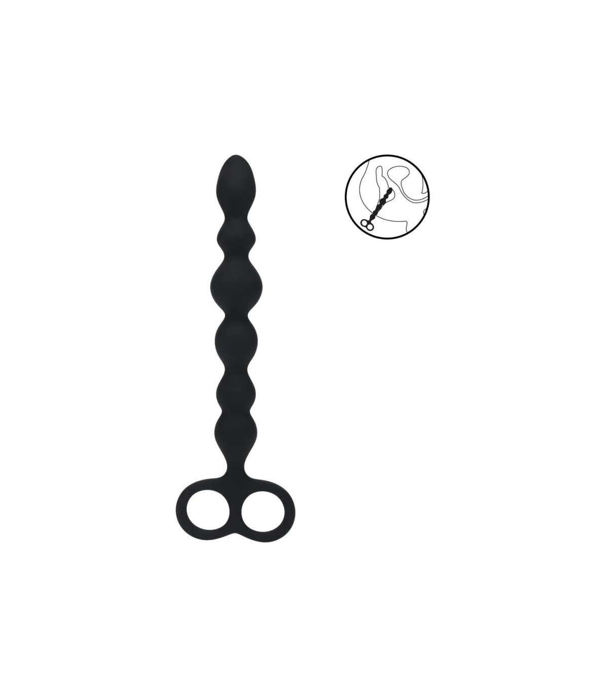 Chapelet Anal Silicone Débutant Levelz