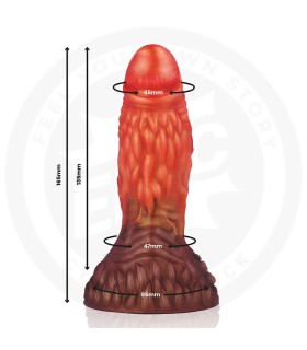 Gode Réaliste Large Andros dimensions