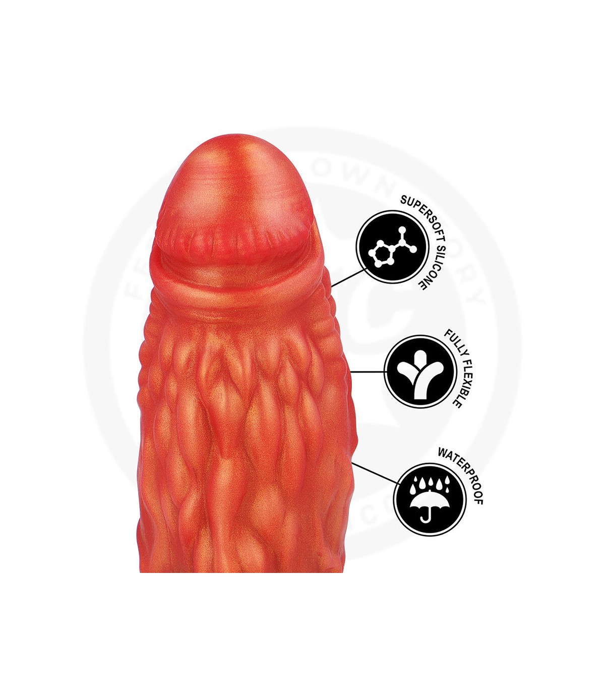 Gode Réaliste Large Andros