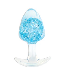 Plug Anal Crystal Bleu plug gay