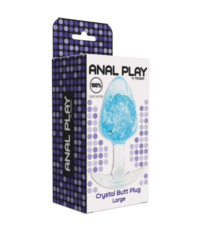 Plug Anal Crystal Bleu