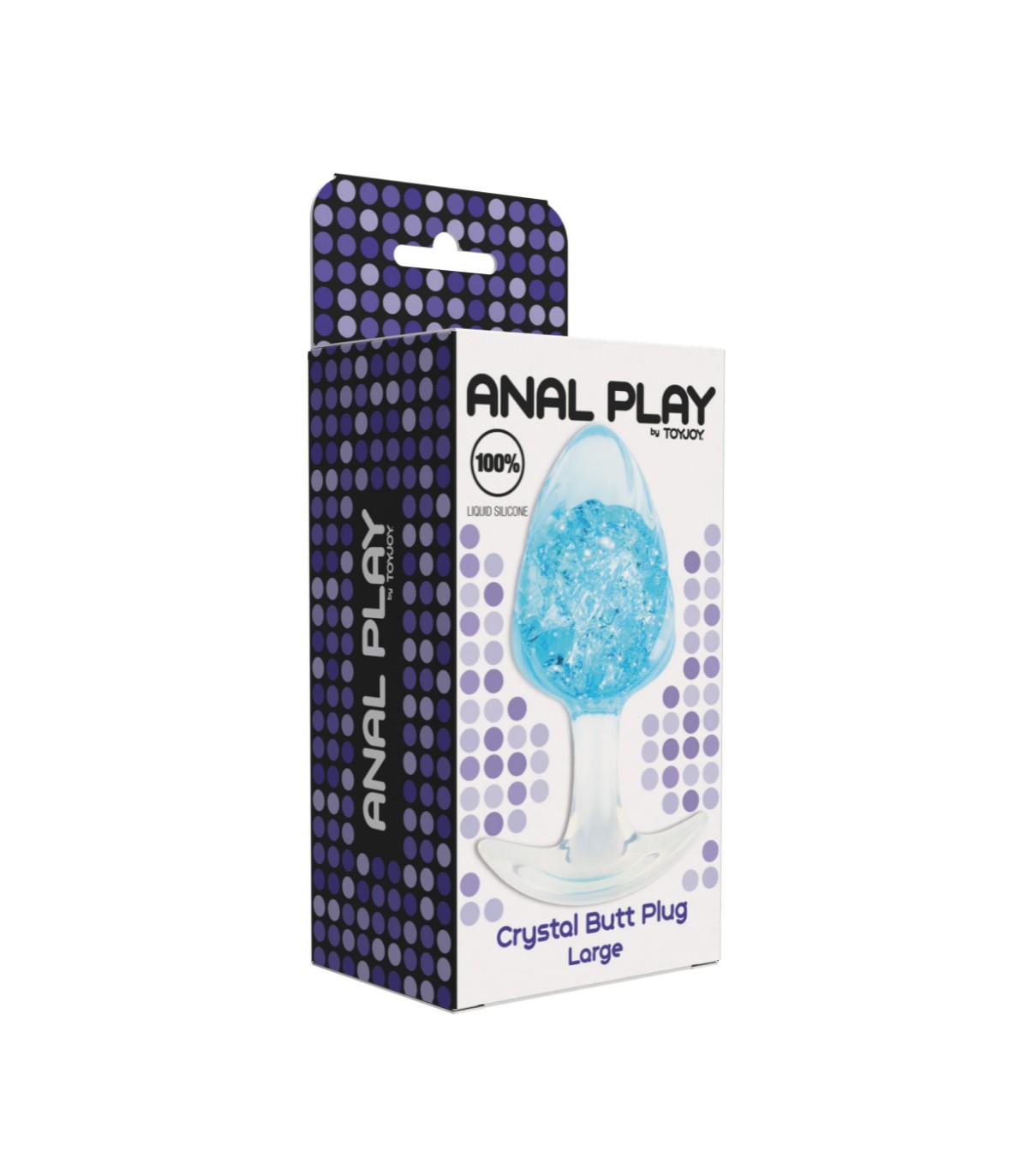 Plug Anal Crystal Bleu