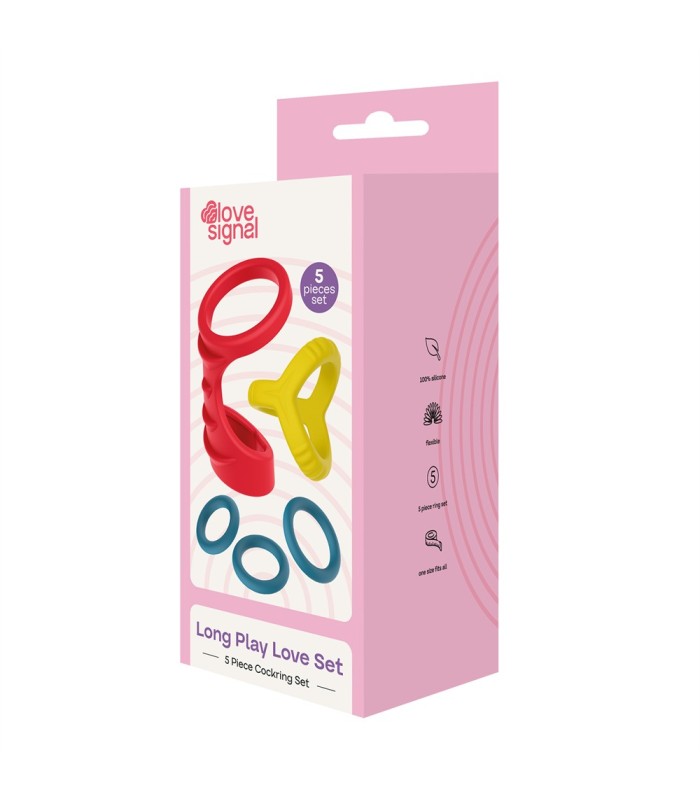 Kit Cockrings Silicone Colorés Long Play