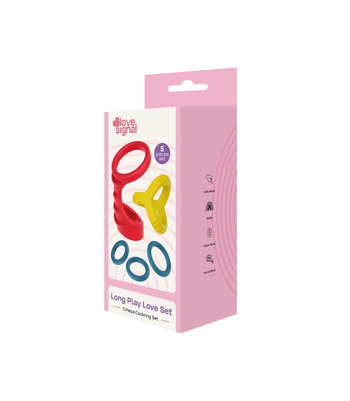 Kit Cockrings Silicone Colorés Long Play