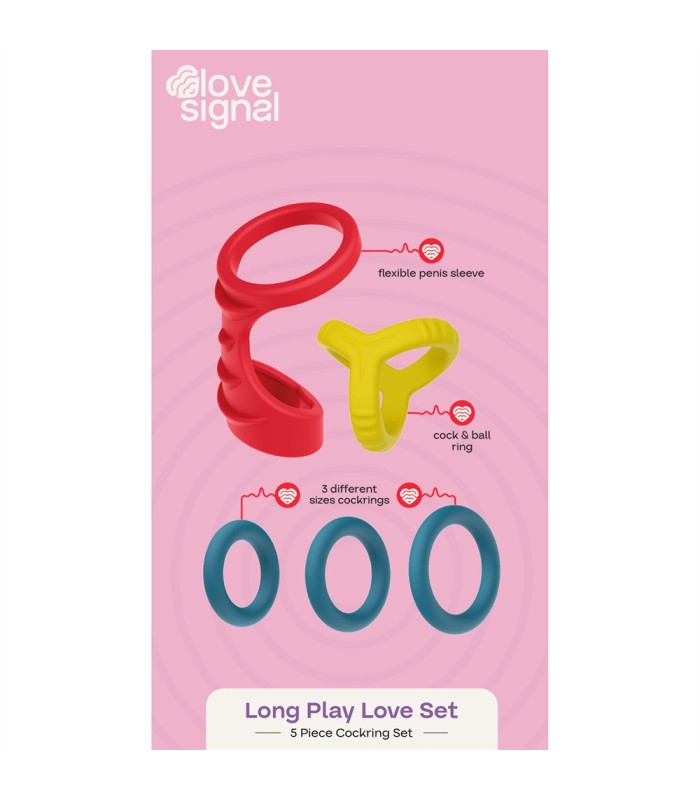 Kit Cockrings Silicone Colorés Long Play