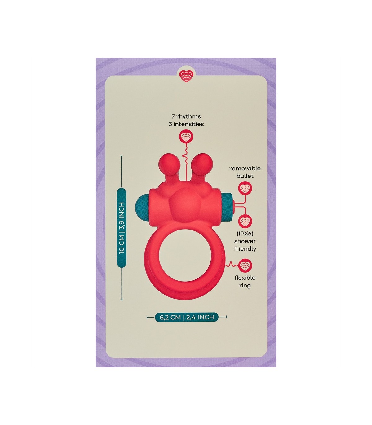 Cockring Vibrant Thrill Ring Rechargeable