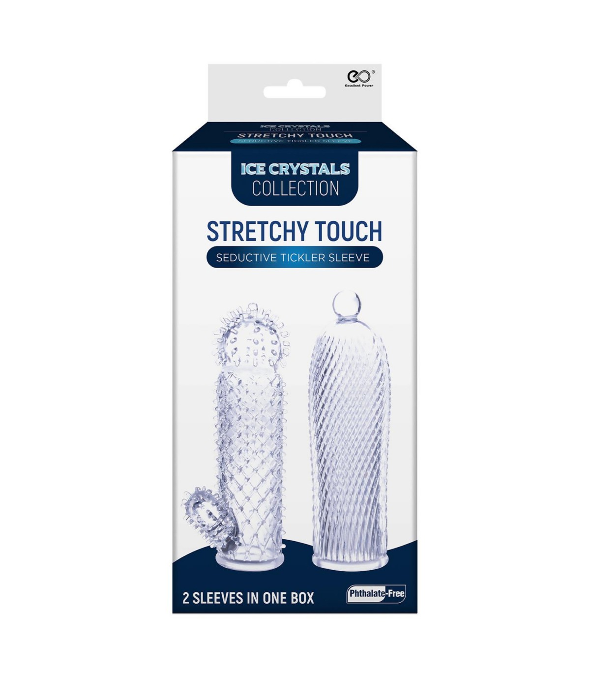 Set de 2 Gaines de Pénis Ice Crystals Nmc