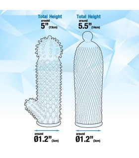 Set de 2 Gaines de Pénis Ice Crystals Nmc