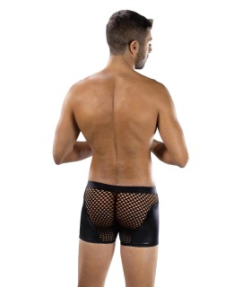 Boxer Homme Maille et Wetlook Noir