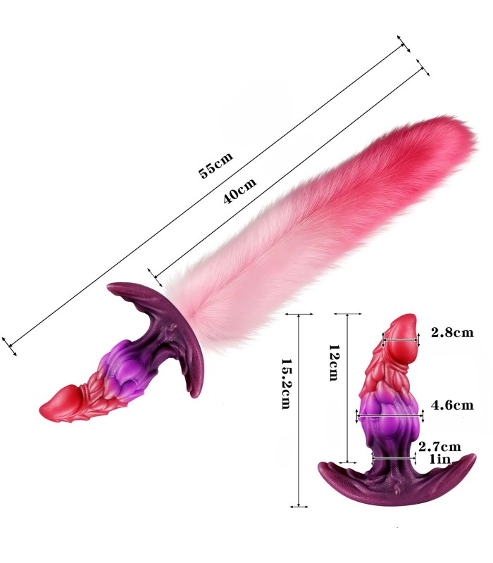 Plug Anal Queue de Dragon Rose