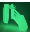 Cage de Chasteté Silicone Phosphroscente