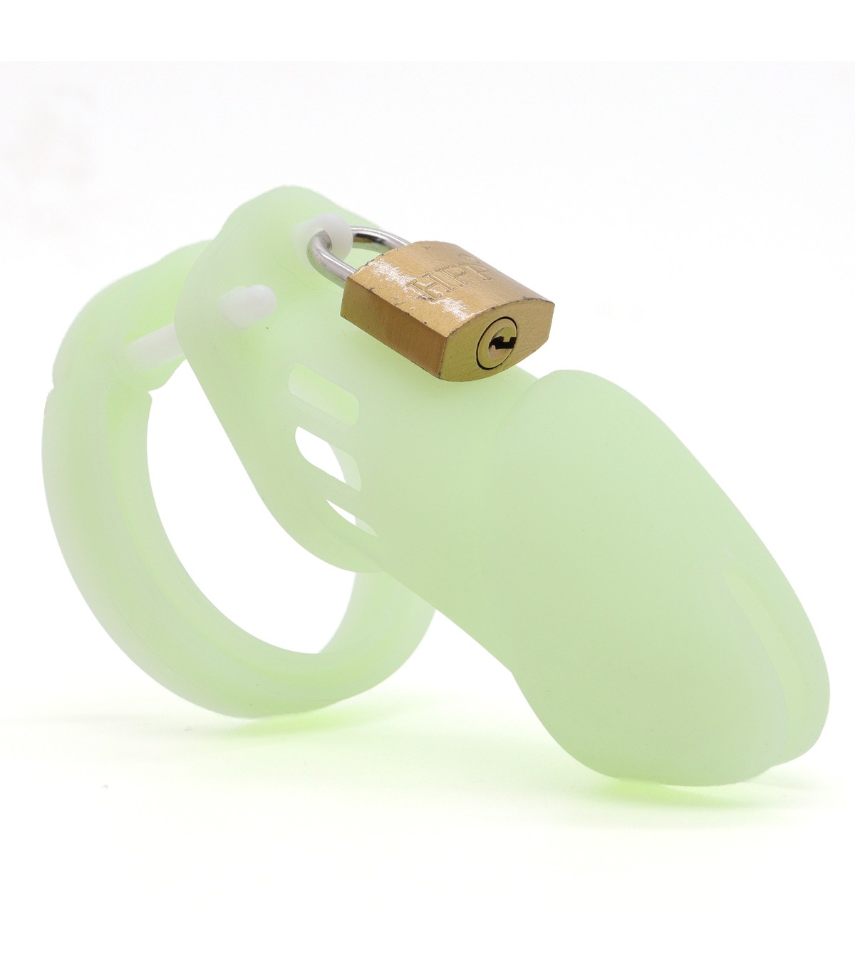 Cage de Chasteté Silicone Phosphroscente