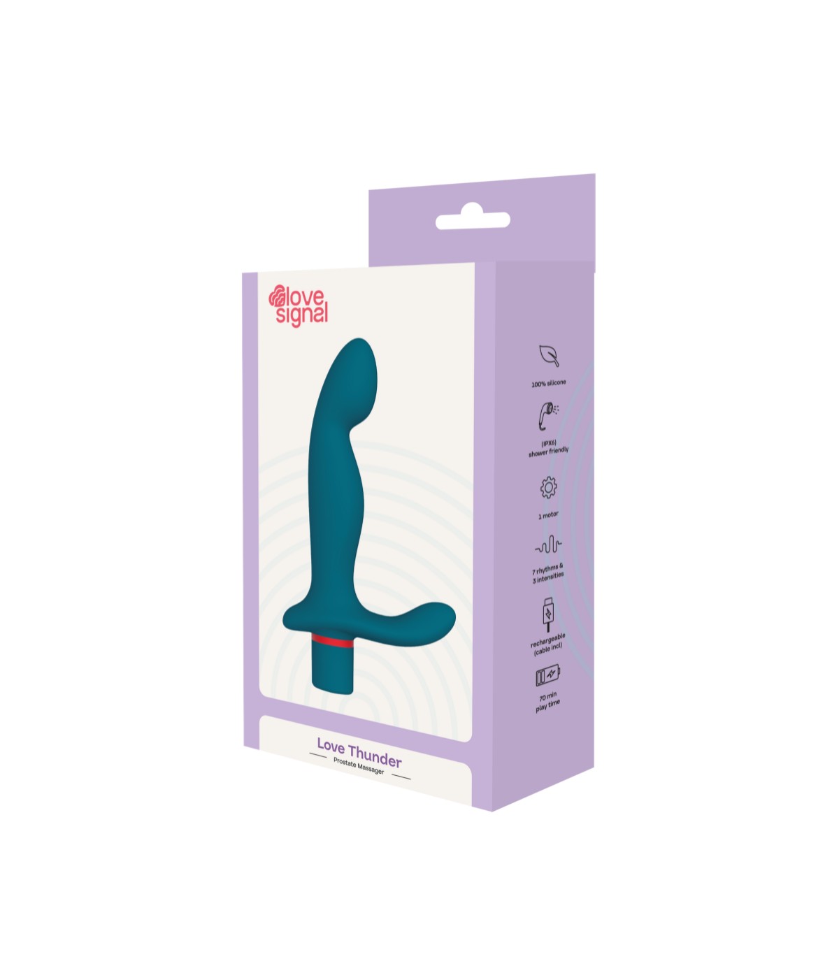 Plug Anal Vibrant Bleu L'Amour