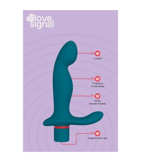 Plug Anal Vibrant Bleu L'Amour dimensions